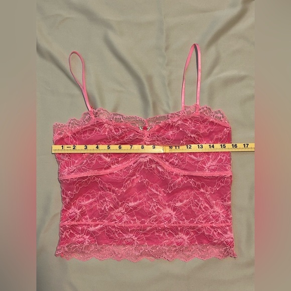NWOT Intimately Free People Lacey Essential Cami in Hot Pink - L - Picture 9 of 10
